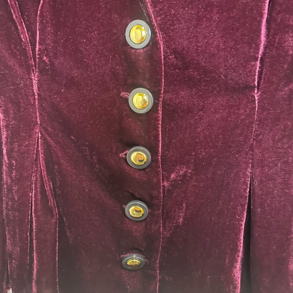 House of Harlow 1960 x Revolve Chandra Blouse in Wine - Picture 5 of 9